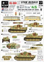 Star Decals STAR35980 Berlin #2. Tanks and Trams inside the capital 1/35