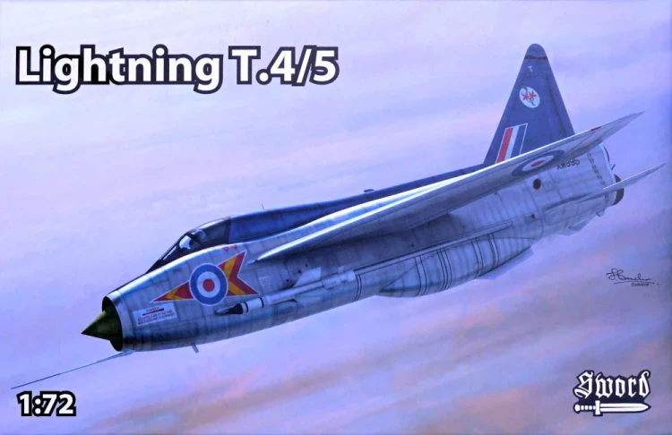 Sword 72118 Lightning T4/T5 (2x RAF T4, 2x RAF T5 decals) 1/72