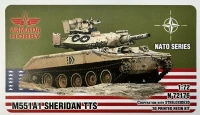 Armada Hobby N72176 M551A1 Sheridan TTS (3D resin kit) 1/72