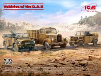 ICM DS3529 Vehicles of the D.A.K., DIORAMA SET (3 kits) 1/35