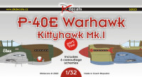Dk Decals 32023 P-40E Warhawk / Kittyhawk Mk.I (6x camo) 1/32