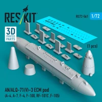 Reskit 72561 AN/ALQ-71(V)-3 ECM pod (1pc.) 1/72