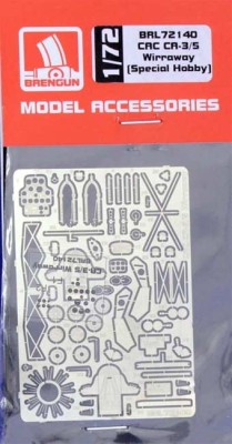 Brengun BRL72140 CAC CA-3/5 Wirraway - detail PE set 1/72