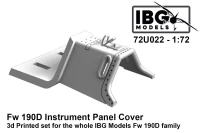 IBG Models U7222 Instrument Panel Cover for Fw 190D (3D-Print) 1/72