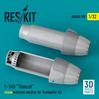 Reskit RSU32159 F-14D 'Tomcat' close exhaust nozzles (TRUMP) 1/32
