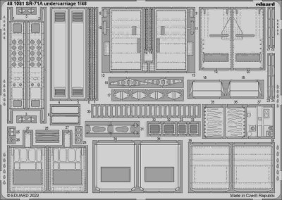 Eduard 481081 SET SR-71A undercarriage (REV) 1/48