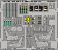 Eduard 49228 F-14D ejection seat HAS