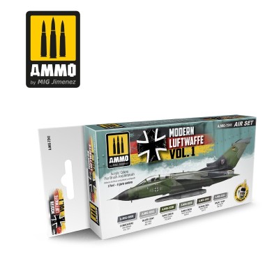 Ammo Mig 7241 Набор акриловых красок &quot;Современные Люфтваффе, том 1&quot;