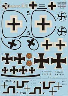Print Scale 48-023 Albatros D.V. Part 2 1/48