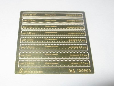 Микродизайн 100209 Лекало №5 для нанесения расшивки