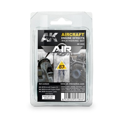 AK Interactive AK-02000 Эффекты для авиационных двигателей (подтеки топлива, масла и т.д.)