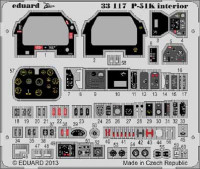 Eduard 33117 1/32 Фототравление P-51K interior S.A.