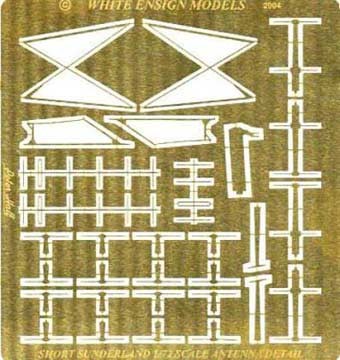White Ensign Models PE 7202 SHORT SUNDERLAND EXTERIOR DETAILS 1/72