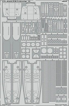 Eduard 23031 Mosquito FB Mk.VI undercarriage 1/24