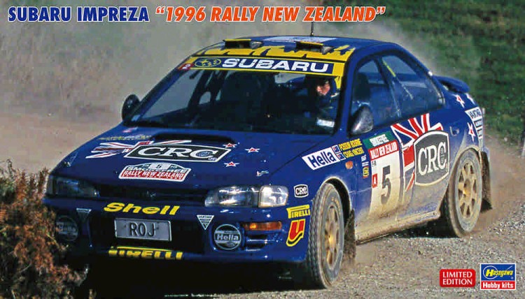 Hasegawa 20696 Subaru Impreza “1996 Rally New Zealand” (Limited Edition) 1/24