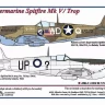 AML AMLC144002 Decals Spitfire Mk.V/Trop 1/144