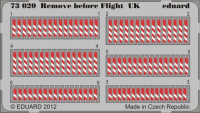 Eduard 73020 1/72 Фототравление для Remove before flight UK