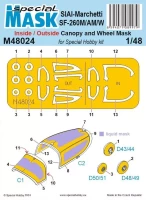 Special Hobby SM48024 Mask SIAI Marchetti SF-260M/AM/W (SP.HOBBY) 1/48