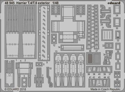 Eduard 48945 Harrier T.4/T.8 exterior 1/48