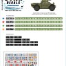 Star Decals 35-C1407 Ferret Scout Car Mk.2 Scout Car Mk.2 Scout Car Mk.2 Vehicle Registration Numbers for British Ferrets 1/35