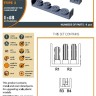 Clear Prop CPA48069 F-86A wheel set type 2 (CLPR) 1/48