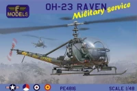 Lf Model P4816 OH-23 Raven in Military service (4x camo) 1/48