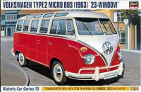 Hasegawa 21210 Автомобиль VOLKSWAGEN T2 Microbus 23W 1/24