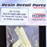 Kora Model DS72253 20 lb bomb w/ racks for Fairey IIIF (8 pcs.) 1/72