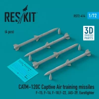 Reskit 72414 CATM-120C Captive Air train.missiles (4 pcs.) 1/72