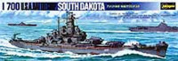Hasegawa 49607 Американский линкор SOUTH DAKOTA 1/700
