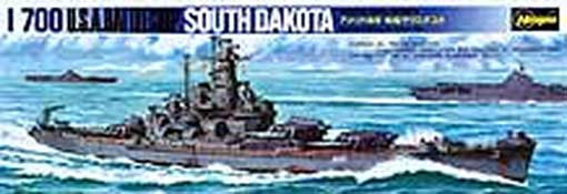 Hasegawa 49607 Американский линкор SOUTH DAKOTA 1/700