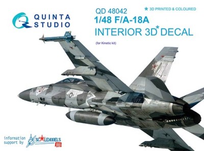 Quinta studio QD48042 F/A-18A (for Kinetic kit) 1/48