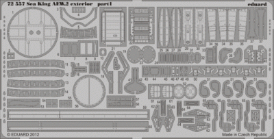 Eduard 72557 Sea King AEW.2 exterior 1/72