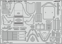 Eduard 32936 SET Spitfire Mk.II interior (REV)