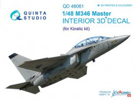 Quinta studio QD48061 M346 Master (для модели Kinetic) 3D декаль интерьера кабины 1/48