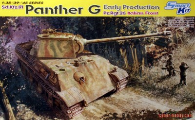 Dragon 6267 Panther G Early Production Pz.Rgt.26 Italian Front
