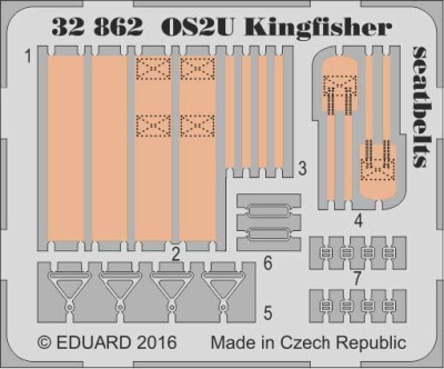 Eduard 32862 OS2U Kingfisher seatbelts1/32