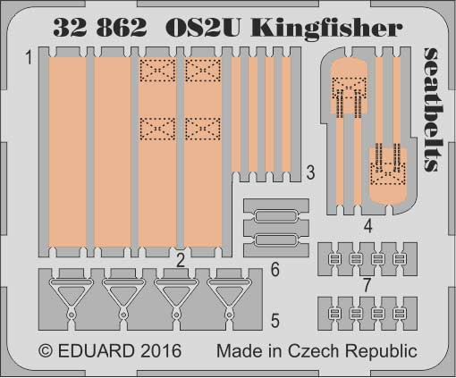 Eduard 32862 OS2U Kingfisher seatbelts1/32