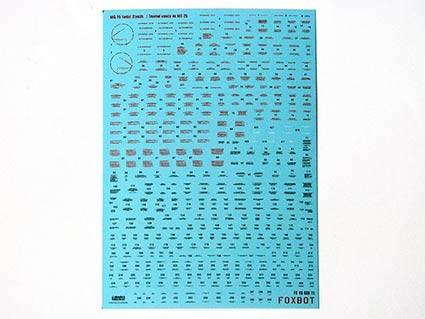 Foxbot Decals FBOT48038 Stencils for Mikoyan MiG-25 1/48