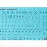 Foxbot Decals FBOT48038 Stencils for Mikoyan MiG-25 1/48