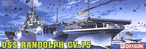 Dragon 7050 WW.II U.S. Navy Aircraft Carrier U.S.S. Randolph CV-15 1/700