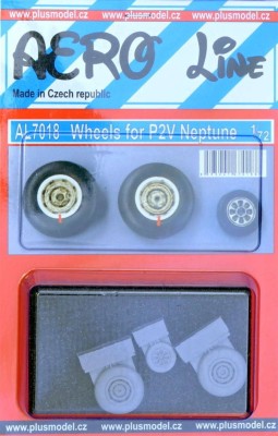 Plus model AL7018 1/72 P2V Neptune - wheels set