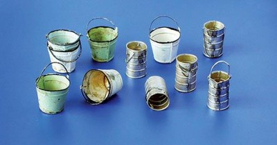Plus model 4029 Metal buckets and cans 1:48