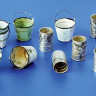 Plus model 4029 Metal buckets and cans 1:48