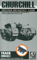 AFV club 35156 TRACK LINK FOR CHURCHILL TANK (WORKABLE) 1/35