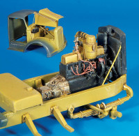 Plus model 301 Engine-compartment detail set Opel Blitz - Italeri 1:35