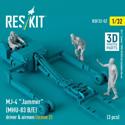 Reskit F32052 MJ-4 'Jammer' (MHU-83 B/E) driver&amp;airmen sc.2 1/32