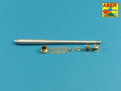Aber 35 L-231 10,5cm KwK L/70 barrel with double baffle muzzle brake for German Pz.Kpfw.VII &quot;Lowe&quot; (designed to be used with Amusing Hobby kits) 1/35