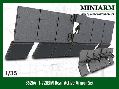 Miniarm 35266 Т-72Б3М Комплект кормовой бронировки 1/35