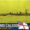 Combrig 70646 HMS Caledon Light Cruiser, 1917 1/700